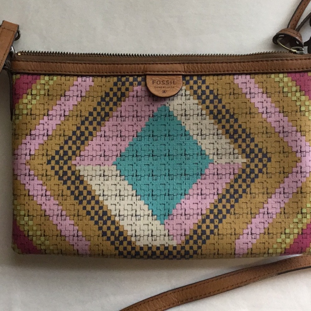 Fossil Sydney top zip crossbody